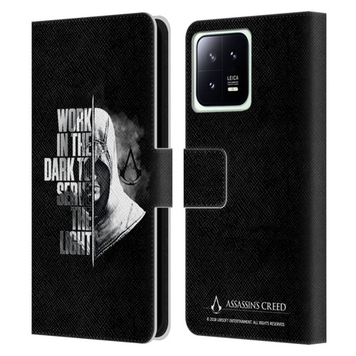Assassin's Creed Legacy Typography Half Leather Book Wallet Case Cover For Xiaomi 13 5G