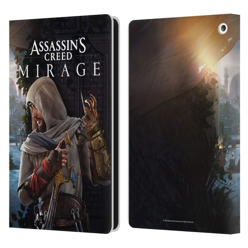 Assassin's Creed Mirage Graphics Basim Poster Leather Book Wallet Case Cover For Amazon Fire HD 8/Fire HD 8 Plus 2020