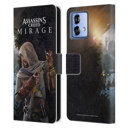 Assassin's Creed Mirage Graphics Basim Poster Leather Book Wallet Case Cover For Motorola Moto G84 5G