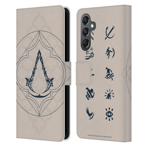 Assassin's Creed Mirage Graphics Crest Leather Book Wallet Case Cover For Samsung Galaxy A25 5G