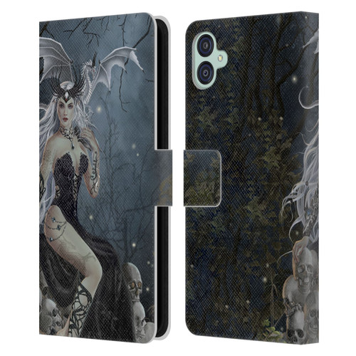 Nene Thomas Gothic Mad Queen Of Skulls Dragon Leather Book Wallet Case Cover For Samsung Galaxy M04 5G / A04e
