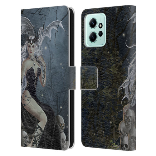 Nene Thomas Gothic Mad Queen Of Skulls Dragon Leather Book Wallet Case Cover For Xiaomi Redmi 12