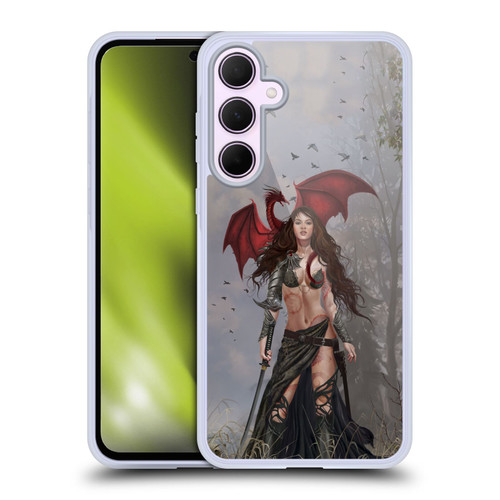 Nene Thomas Gothic Dragon Witch Warrior Sword Soft Gel Case for Samsung Galaxy A35 5G