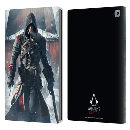 Assassin's Creed Rogue Key Art Shay Cormac Ship Leather Book Wallet Case Cover For Amazon Fire HD 10 / Plus 2021