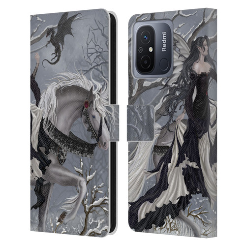 Nene Thomas Winter Has Begun Snow Fairy Horse With Dragon Leather Book Wallet Case Cover For Xiaomi Redmi 12C