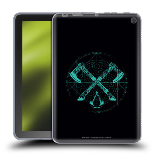 Assassin's Creed Valhalla Compositions Dual Axes Soft Gel Case for Amazon Fire HD 8/Fire HD 8 Plus 2020
