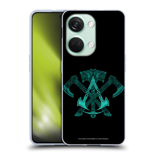 Assassin's Creed Valhalla Symbols And Patterns ACV Weapons Soft Gel Case for OnePlus Nord 3 5G