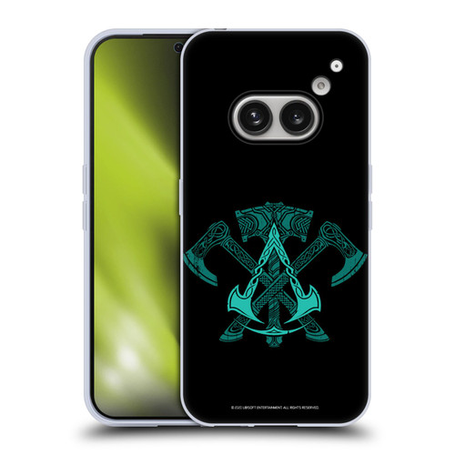 Assassin's Creed Valhalla Symbols And Patterns ACV Weapons Soft Gel Case for Nothing Phone (2a)