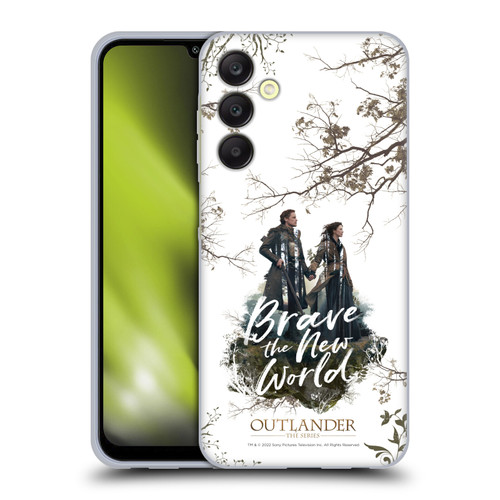 Outlander Composed Graphics Brave The New World Soft Gel Case for Samsung Galaxy A25 5G