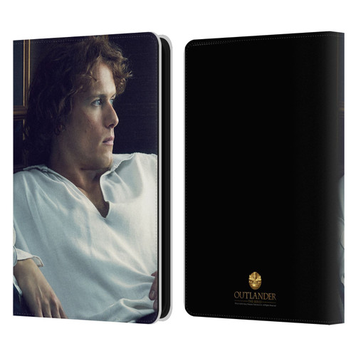 Outlander Characters Jamie White Shirt Leather Book Wallet Case Cover For Amazon Kindle 11th Gen 6in 2022