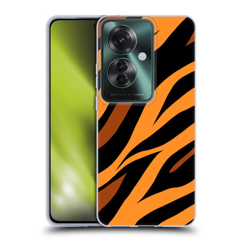 Grace Illustration Animal Prints Tiger Soft Gel Case for OPPO Reno11 F 5G / F25 Pro 5G