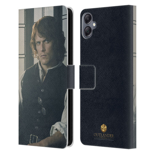 Outlander Characters Jamie Fraser Leather Book Wallet Case Cover For Samsung Galaxy A05