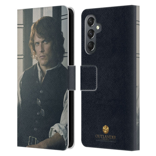 Outlander Characters Jamie Fraser Leather Book Wallet Case Cover For Samsung Galaxy A25 5G