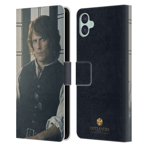 Outlander Characters Jamie Fraser Leather Book Wallet Case Cover For Samsung Galaxy M04 5G / A04e