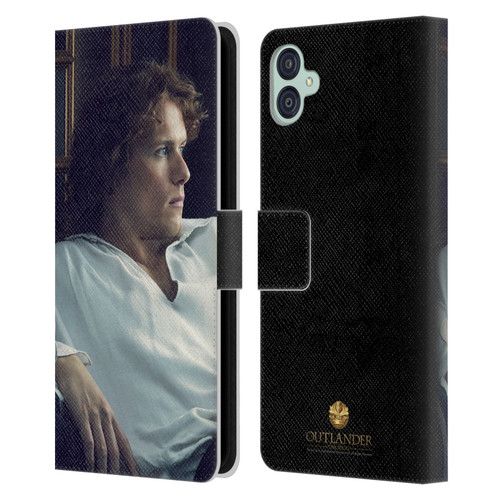 Outlander Characters Jamie White Shirt Leather Book Wallet Case Cover For Samsung Galaxy M04 5G / A04e