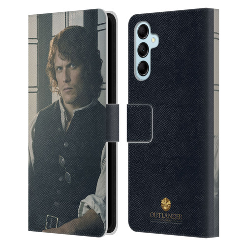 Outlander Characters Jamie Fraser Leather Book Wallet Case Cover For Samsung Galaxy M14 5G