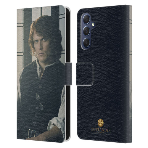 Outlander Characters Jamie Fraser Leather Book Wallet Case Cover For Samsung Galaxy M54 5G