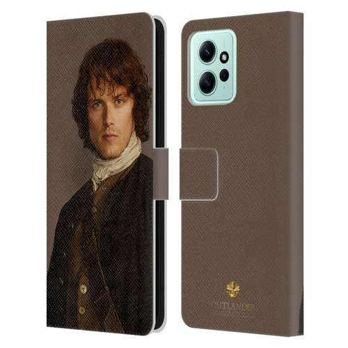 Outlander Characters Jamie Traditional Leather Book Wallet Case Cover For Xiaomi Redmi 12