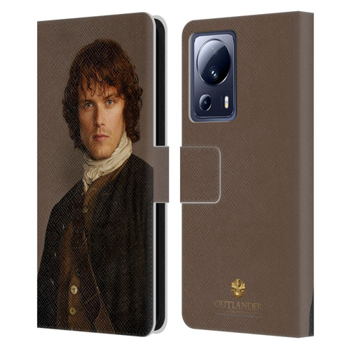 Outlander Characters Jamie Traditional Leather Book Wallet Case Cover For Xiaomi 13 Lite 5G