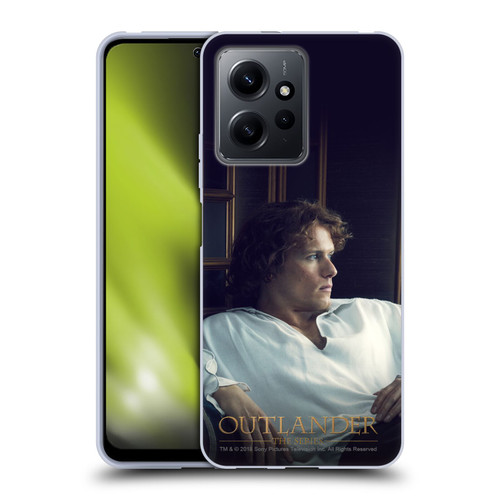 Outlander Characters Jamie White Shirt Soft Gel Case for Xiaomi Redmi Note 12 4G