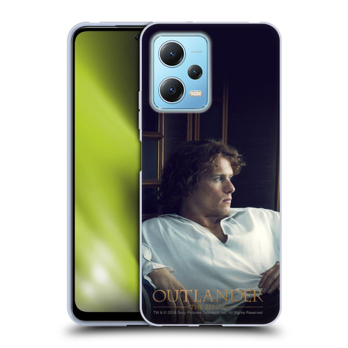 Outlander Characters Jamie White Shirt Soft Gel Case for Xiaomi Redmi Note 12 5G