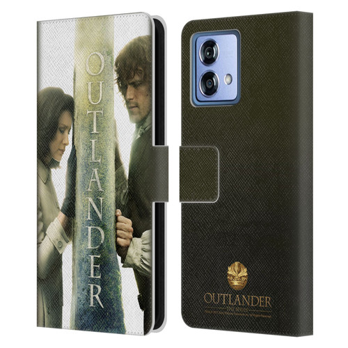 Outlander Key Art Season 3 Poster Leather Book Wallet Case Cover For Motorola Moto G84 5G