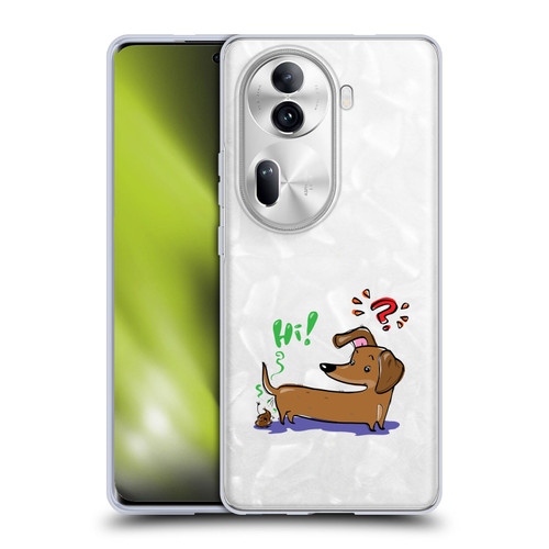Grace Illustration Dogs Dachshund Soft Gel Case for OPPO Reno11 Pro
