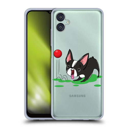 Grace Illustration Dogs Boston Terrier Soft Gel Case for Samsung Galaxy M04 5G / A04e