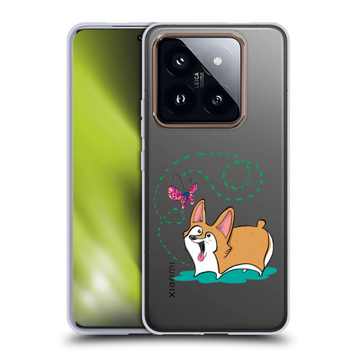Grace Illustration Dogs Corgi Soft Gel Case for Xiaomi 14 Pro