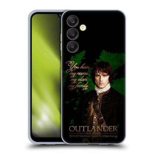Outlander Portraits Jamie Soft Gel Case for Samsung Galaxy A25 5G