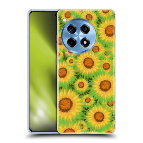 Grace Illustration Lovely Floral Sunflower Soft Gel Case for OnePlus 12R