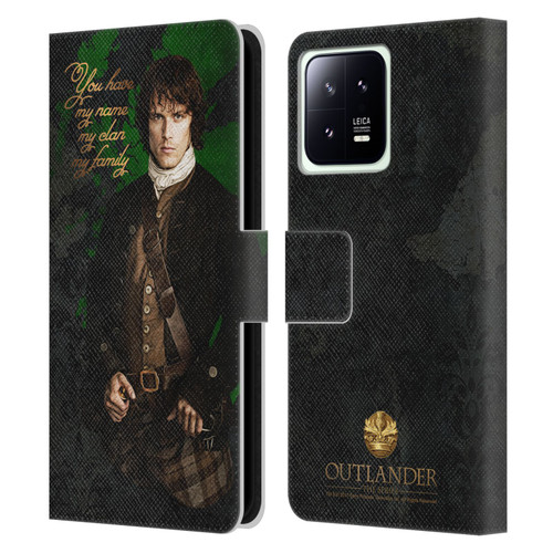 Outlander Portraits Jamie Leather Book Wallet Case Cover For Xiaomi 13 5G
