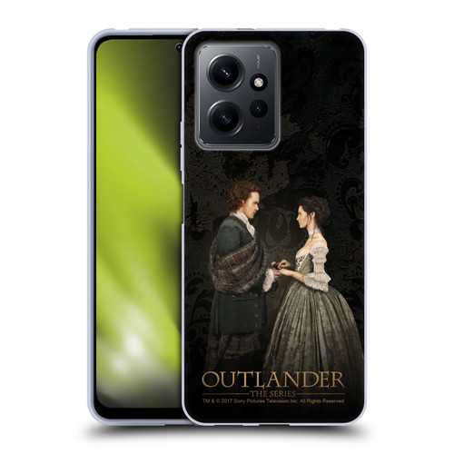 Outlander Portraits Claire & Jamie Painting Soft Gel Case for Xiaomi Redmi Note 12 4G