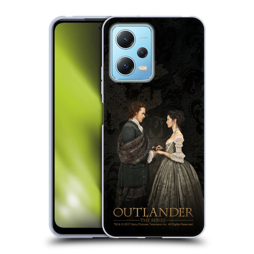 Outlander Portraits Claire & Jamie Painting Soft Gel Case for Xiaomi Redmi Note 12 5G