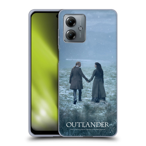 Outlander Season 6 Key Art Jamie And Claire Soft Gel Case for Motorola Moto G14