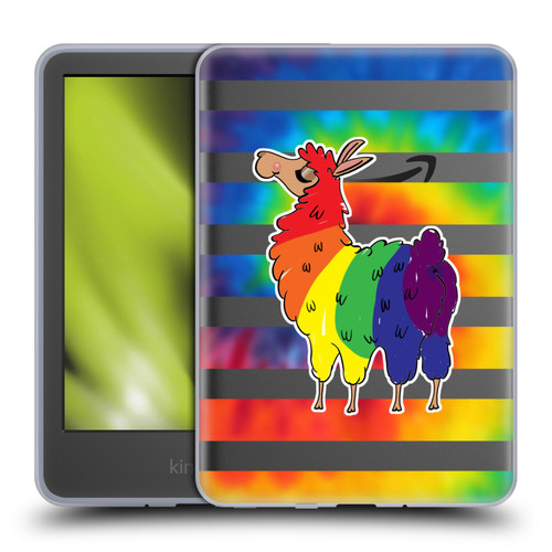 Grace Illustration Llama Pride Soft Gel Case for Amazon Kindle 11th Gen 6in 2022