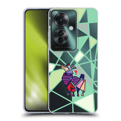 Grace Illustration Llama Cubist Soft Gel Case for OPPO Reno11 F 5G / F25 Pro 5G