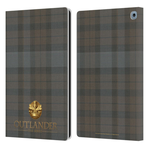 Outlander Tartans Plaid Leather Book Wallet Case Cover For Amazon Fire HD 10 / Plus 2021