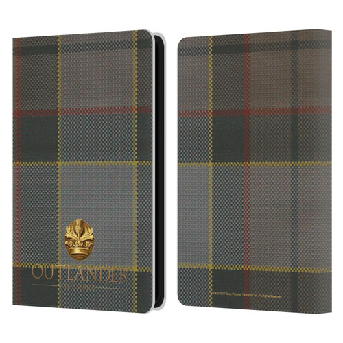 Outlander Tartans Fraser Leather Book Wallet Case Cover For Amazon Kindle Paperwhite 5 (2021)