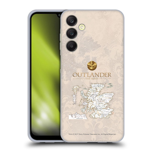 Outlander Seals And Icons Map Soft Gel Case for Samsung Galaxy A25 5G
