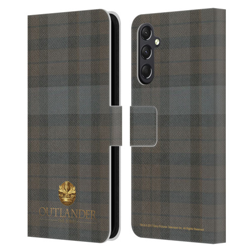 Outlander Tartans Plaid Leather Book Wallet Case Cover For Samsung Galaxy A24 4G / M34 5G