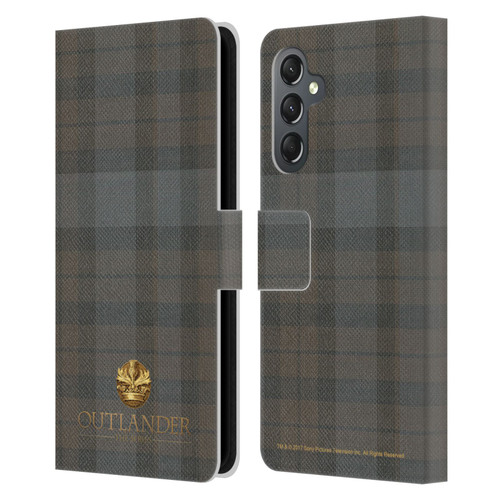 Outlander Tartans Plaid Leather Book Wallet Case Cover For Samsung Galaxy A25 5G