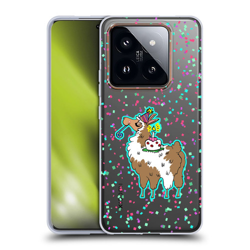 Grace Illustration Llama Birthday Soft Gel Case for Xiaomi 14 Pro