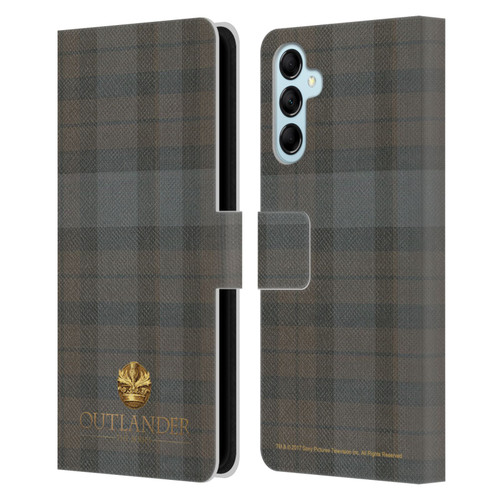 Outlander Tartans Plaid Leather Book Wallet Case Cover For Samsung Galaxy M14 5G