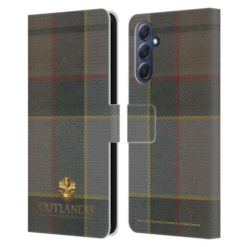 Outlander Tartans Fraser Leather Book Wallet Case Cover For Samsung Galaxy M54 5G