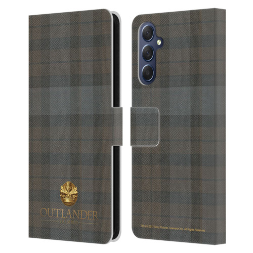 Outlander Tartans Plaid Leather Book Wallet Case Cover For Samsung Galaxy M54 5G