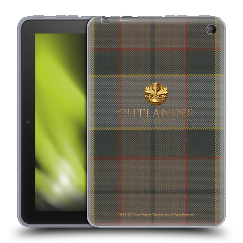 Outlander Tartans Fraser Soft Gel Case for Amazon Fire 7 2022