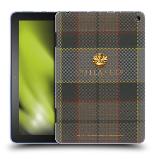 Outlander Tartans Fraser Soft Gel Case for Amazon Fire HD 8/Fire HD 8 Plus 2020