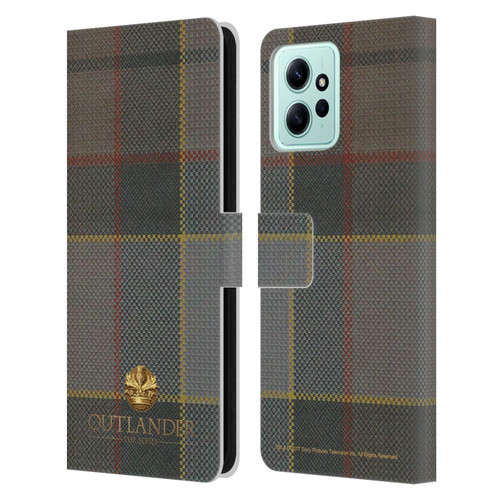 Outlander Tartans Fraser Leather Book Wallet Case Cover For Xiaomi Redmi 12