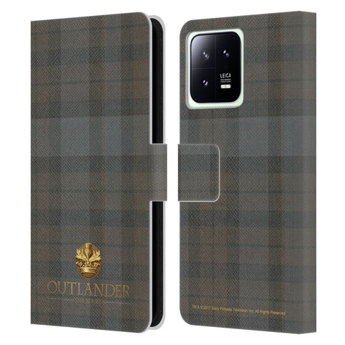 Outlander Tartans Plaid Leather Book Wallet Case Cover For Xiaomi 13 5G